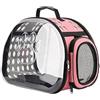 Enforose Trasportino per gatti trasparente Borsa rigida per gatti Zaino portatile da viaggio per animali domestici in EVA Capsula spaziale pieghevole multifunzionale Trasportino per
