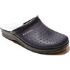 Fly Flot Ciabatte Sanitarie Anatomiche Uomo Blu Bianco Made in Italy Fly flot Bianche FLYFLOT Art 7264 (42, Blu)