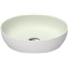 Duravit Sivida lavabo da appoggio, 266000FG00, Sivida bianco satinato opaco/verde pallido opaco [Lavabi > Lavabi da Appoggio]