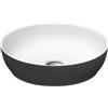 Duravit Sivida lavabo da appoggio, 266000FI00, Sivida grigio scuro opaco/bianco satinato opaco [Lavabi > Lavabi da Appoggio]