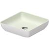 Duravit Sivida lavabo da appoggio, 266001FG00, Sivida bianco satinato opaco/verde pallido opaco [Lavabi > Lavabi da Appoggio]