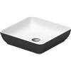 Duravit Sivida lavabo da appoggio, 266001FI00, Sivida grigio scuro opaco/bianco satinato opaco [Lavabi > Lavabi da Appoggio]