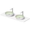 Duravit Sivida top con lavabo doppio, 268016FG00, Sivida [Mobili da Bagno > Top con Doppio Lavabo da Appoggio]