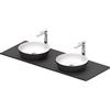 Duravit Sivida top con lavabo doppio, 268016FI00, Sivida [Mobili da Bagno > Top con Doppio Lavabo da Appoggio]