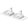 Duravit Sivida top con lavabo doppio, 2680213200, Sivida [Mobili da Bagno > Top con Doppio Lavabo da Appoggio]