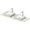 Duravit Sivida top con lavabo doppio, 268021FH00, Sivida [Mobili da Bagno > Top con Doppio Lavabo da Appoggio]