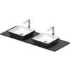 Duravit Sivida top con lavabo doppio, 268021FI00, Sivida [Mobili da Bagno > Top con Doppio Lavabo da Appoggio]