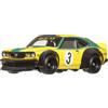 Hot Wheels Auto giocattolo da collezione Premium Car Culture, scala 1:64 in pressofusione Mazda RX3, Japan Historics 4 Veicolo con pneumatici reali piloti