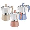 Pedrini Macchinetta Caffè Caffettiera My Moka Color 2 Tazze 3 Colori
