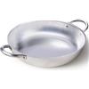 ACCADEMIA MUGNANO Pentola saltapasta in alluminio 99,5% uso professionale da cucina ristorante tegame professionale alluminio spessore 2 mm diametro 30 32 34 36 40 cm 2 manici isolati no induzione 100% made in italy (36 cm)