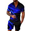 HEONSATI Tuta Uomo Corta Estiva Completino Casual Estivi Cotone Tute Due Pezzi Sportivo Maglietta Maniche Corte E Pantaloncini Tuta Palestra Spiaggia Completo Da Ginnastica Leggeri Training Traspirante