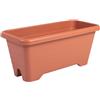 Iris Ohyama Vaso per piante, fioriera sospesa con sistema di drenaggio dell'acqua per il giardinaggio - Air Planter600, Marrone
