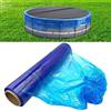 Yewaii Copertura invernale per piscine fuori terra, 152,4 m, antivento, elastico, sigillante per mantenere la piscina pulita, blu