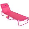 CREVICOSTA QUALITY MARK MARCAS DE CALIDAD Lettino 410-2 Senza TOLDO. Fucsia, Alluminio, 189x60x30
