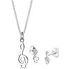 Elli Parure da Donna in Argento 925, 45 cm