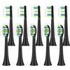 AYAITEE Testine di Ricambio Compatibili con Philips Sonicare Spazzolino 5300 9000 3100, W Series Testine Spazzolino Elettrico per Diamond Protective, 10 pezzi, Nero