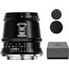 TTARTISAN Obiettivo per fotocamera F1.4 APS-C da 17 mm, con messa a fuoco manuale MF, compatibile con fotocamera Fuji X Mount X-A1, X-A10, X-A2, X-A3, X-A5, X-A7, X-M1, X-M2, X-H1, X-T1