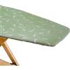 Generico Copertina per Asse da Stiro, Compatibile con Foppapedretti, Colore Argento/Verde, Ricambio Elastico, Tessuto 100% Cotone, 115 x 63 cm, Made in Italy