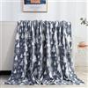Elegant Comfort Coperta in pile super morbida in velluto con stampa natalizia, decorazione per la casa, calda e accogliente, per biancheria da letto invernale, divano e regalo, 127 x 152,4 cm, albero