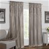 Achim Home Furnishings Tenda a pannello con tasca per asta di salice, 106,7 x 160 cm, color caramello