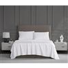 Linen Closet Set di lenzuola in cotone bianco per letto matrimoniale, 4 pezzi