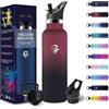 HoneyHolly Borraccia Termica 750 ML, Senza BPA, Bottiglia Termica, Sottovuoto a Doppia Parete, Borracce Termiche, 18/8 Acciaio Inox, Borraccia Acciaio, con Cannuccia, Termos per Palestra, Sport, Bici