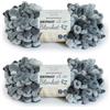 Bernat Alize Coperta, Poliestere, Grigio Ardesia, Confezione da 2