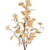 DRW Set di 6 Rami di Foglie Artificiali in Schiuma Eva, plastica e Carta Beige, 65 cm, Medidas: 65cm