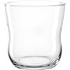 LEONARDO HOME VITA - Portacandela antivento - 1 pezzo - Elegante candela - per interni ed esterni - sorgente luminosa armoniosa - Forma delicatamente curva - Versatile - Altezza 18,5 cm - Trasparente