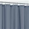 ALYVIA SPRING Tenda da doccia in tessuto blu, impermeabile, morbida e leggera, con 3 magneti, qualità alberghiera e lavabile in lavatrice, dimensioni standard 182 x 183 cm, blu pietra