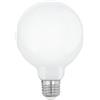 Eglo LED E27 dimmerabile, lampadina a globo, 7,5 Watt (equivalente a 60 Watt), 806 Lumen, illuminante bianco caldo, 2700k, lampada bianco opale, G95, Ø 9,5 cm