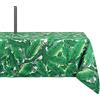 DII Tovaglia 100% Poliestere, Resistente agli Urti, Lavabile in Lavatrice, con Cerniera, per tavoli Esterni con Ombrello, Rotondo, 132,1 cm, a Foglia di Banana, 4 posti, Banana Leaf, 60X84-Zippered