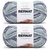 Bernat Symphony Sea Spray Filati - 2 confezioni da 225 g/8 oz - Nylon - 5 ingombranti - 309 m - Maglia/uncinetto