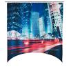 Wenko 22189100 tenda doccia Downtown lavabile con 12 anelli tenda da doccia, in poliestere, 180 x 200 x 0,1 cm, Multicolore