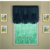 Today's Curtain Emelia - Inserto a ventaglio in voile, 76,2 x 101,6 cm, colore: blu marino