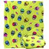 LOGOVISION Power Rangers Helmet Pattern Coperta super morbida al tatto setoso - 152 x 127 cm