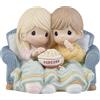 Precious Moments 221018 Life is Butter Together Bisque Porcellana Figurine