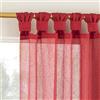 No. 918 Margaret - Confezione da 2 tende a pannello con passanti arricciati, 129,5 x 160 cm, colore: rosso