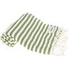 Bersuse 100% Coton - Malibu Asciugamano Turco - Fouta Peshtemal per Bagno e Spiaggia - Verde Oliva