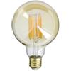 Xanlite, Lampadina a filamento LED decorativa, vetro ambrato, G95, attacco E27, 1521 lumen, consumo 15 W (equivalenza 100 W), bianco caldo, ideale per illuminazione interna e ambiente accogliente