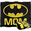 LOGOVISION Batman Bat Mom Coperta super morbida al tatto setoso - 152 x 127 cm