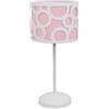 PRENDELUZ Tavolo 1xe14 Rosa/Bianco 42x18x18 cm - Illuminazione decorativa per case e spazi di lavoro.