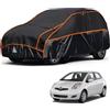 kayme Telo Copriauto Antigrandine, Adatto per Auto a Toyota Yaris(1999-2025), Kayme Copertura Auto Antigrandine Impermeabile E Resistente Anti UV Antipolvere Vento, con strisce riflettenti-Nero.