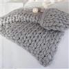 FASXZVM Coperta a Maglia Grossa, Super Spesso Accogliente Caldo Coperta In Ciniglia, Fatto a Mano Lana Coperta Lavorata a Maglia Copriletto, Moda Coperta per Divano Tappetino Yoga Tappeto Home Decor Regalo (