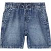 s.Oliver Junior 2166509 Pantaloncini in Jeans, Blu, 128 Bambino