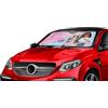 ALBRI PARASOLE PER AUTO DI MISURA 130X70CM BARBIE CON PROTEZIONE RAGGI UV OLTRE IL 97%