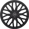 Goodyear Set di 4 copricerchi da 16 Modello Silverstone Nero. Design sportivo per abbinarsi all'esterno del veicolo. Costruzione robusta e durevole.