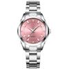 Excellanc Orologio Donna 36mm – Quadrante Colorato E Cinturino In Acciaio Con Stampa, Movimento Quarzo