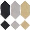 JNYUTEEN 30 Pezzi Panno Pulizia Occhiali, 15 x 18 cm Panno in Microfibra Panni in Microfibra, Riutilizzabile Panni Microfibra Occhiali per Pulire Occhiali Lenti Schermi