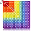Zyiphor Pop It Bambini Pop It Addizioni Push Bubble Antistress Poppit Moltiplicazione e Addizione Pop It 2 In 1 Push Bubble Sensoriale Giocattolo